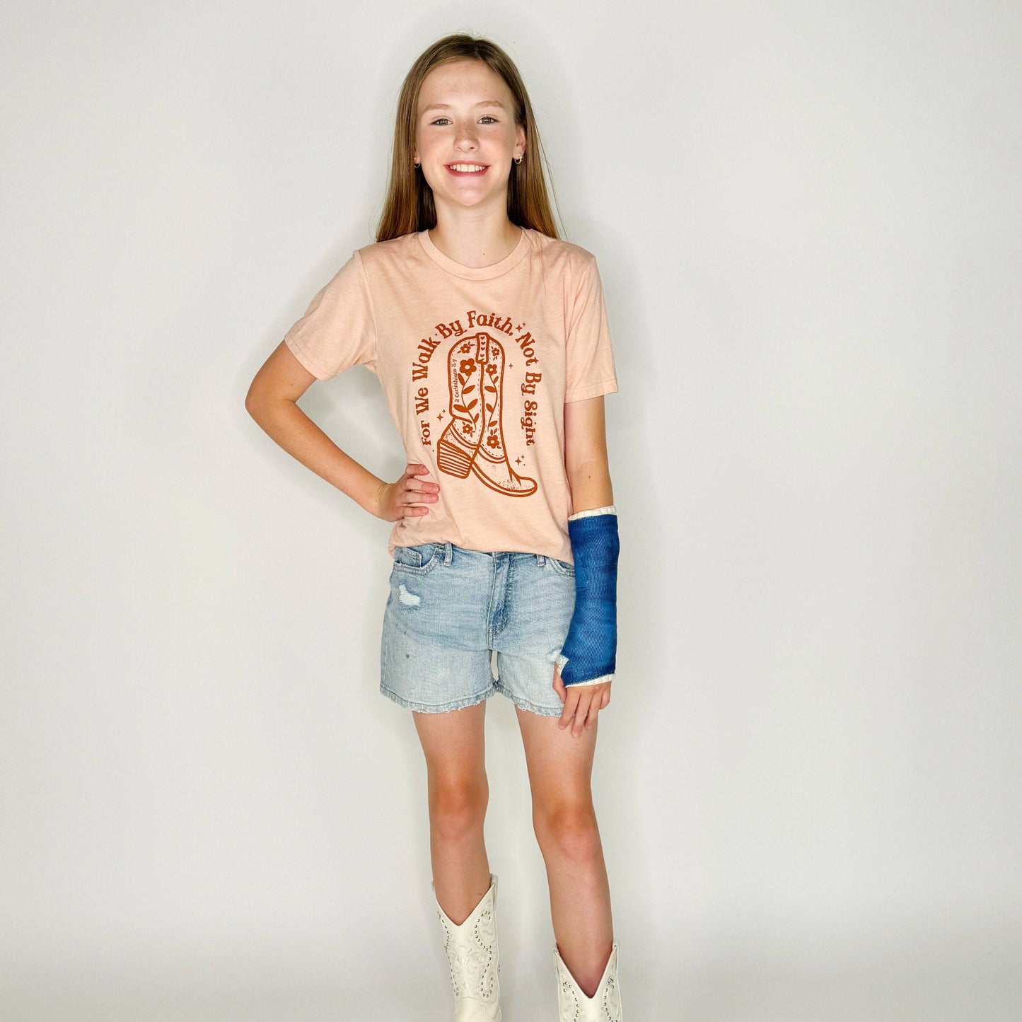 Walk By Faith Boots Toddler & Youth Tee
