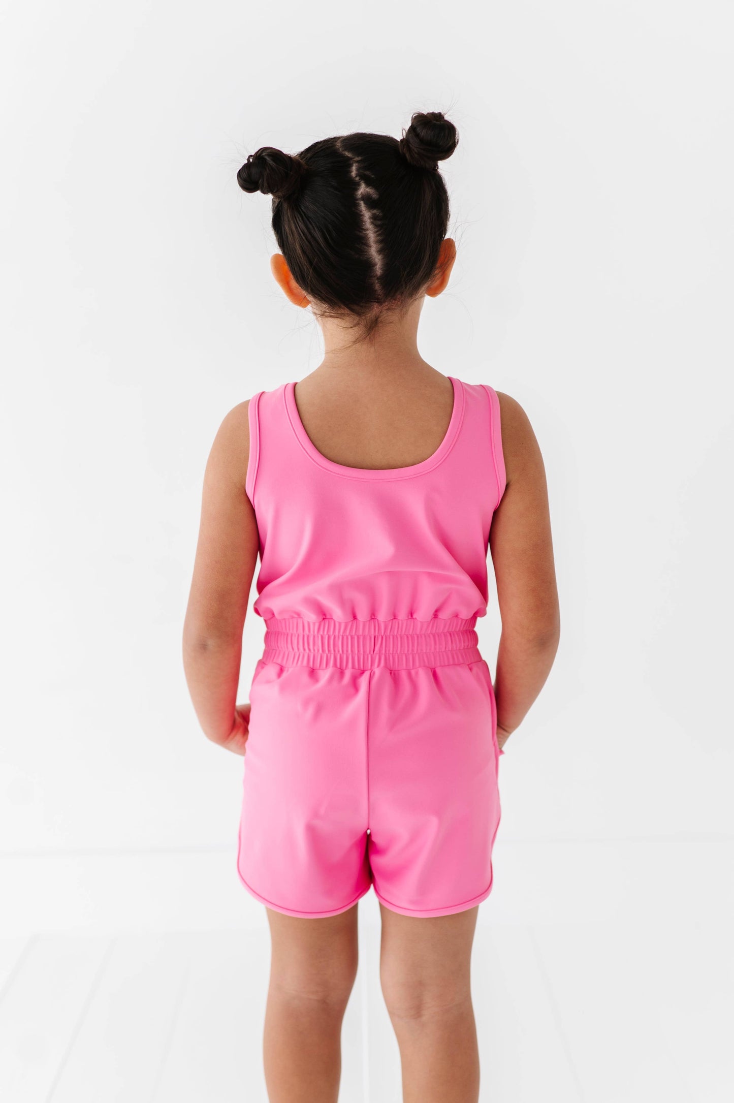 Berry Pink Ruffle Romper