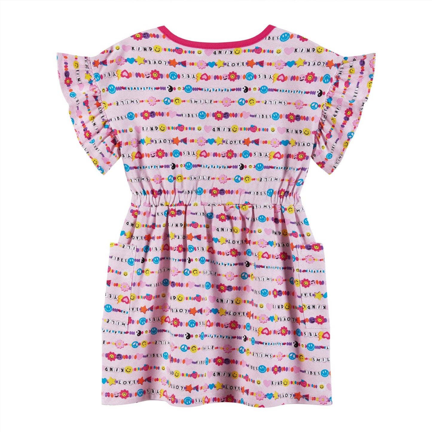 Frienship Bracelet Jersey Elastic Waist Dress