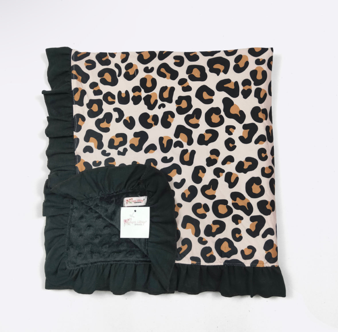 Minky Ruffle Baby Blanket