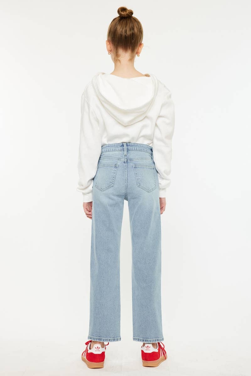 High Rise Straight Jeans