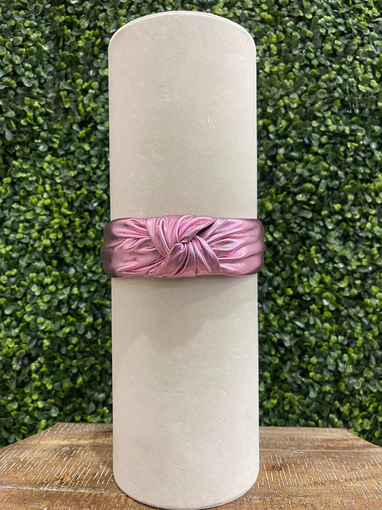 Metallic Light Pink Headband