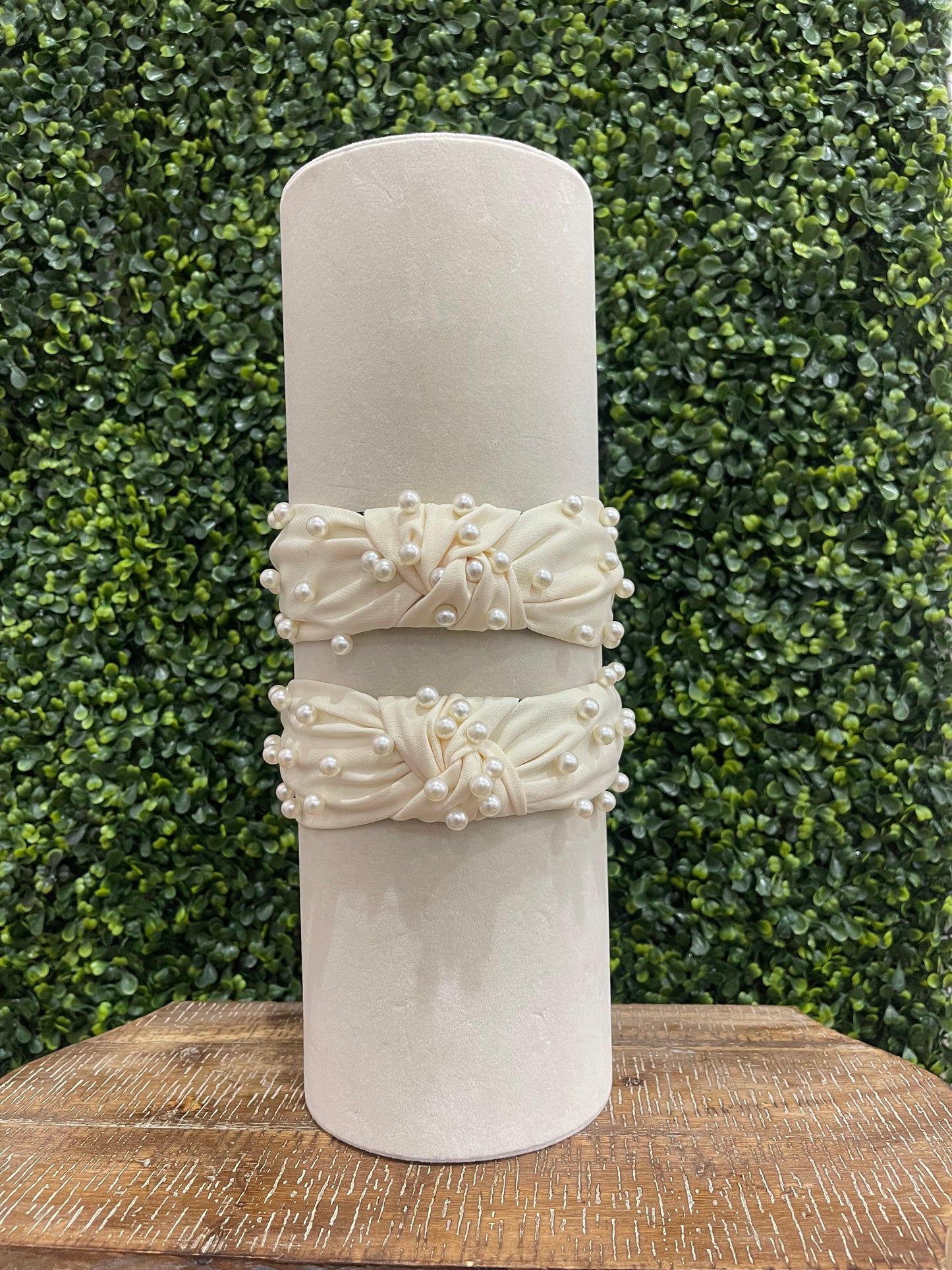Cream Pearl Headband