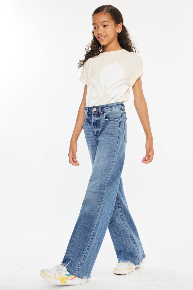 High Rise Wide Leg Jeans