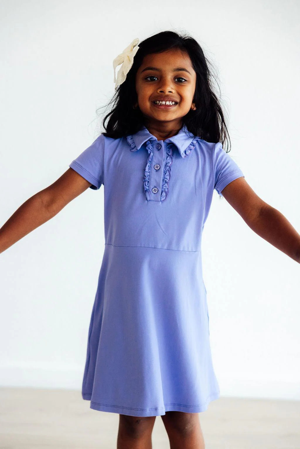 Periwinkle Polo Dress