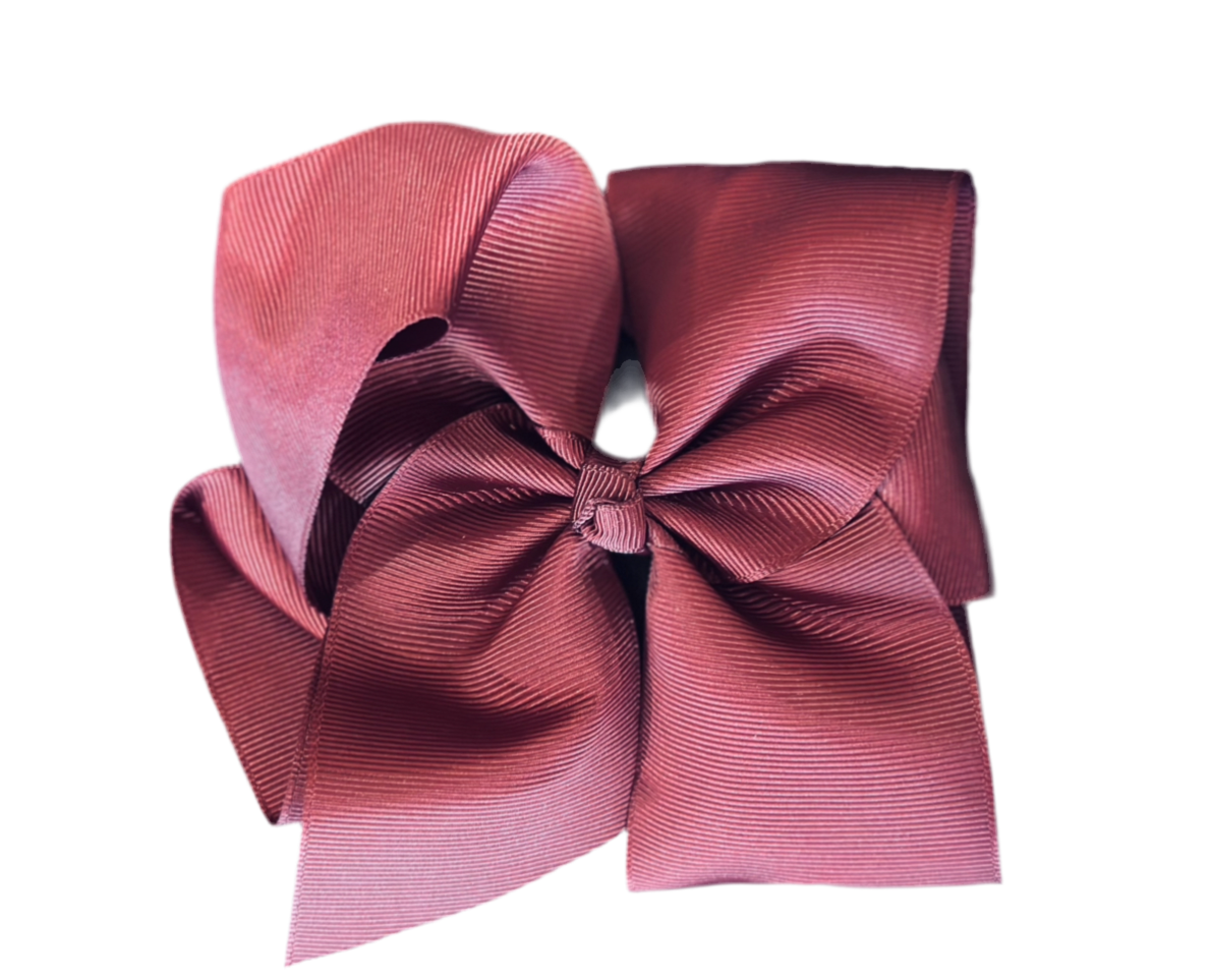 6" Solid Grosgrain Bow | Maroon
