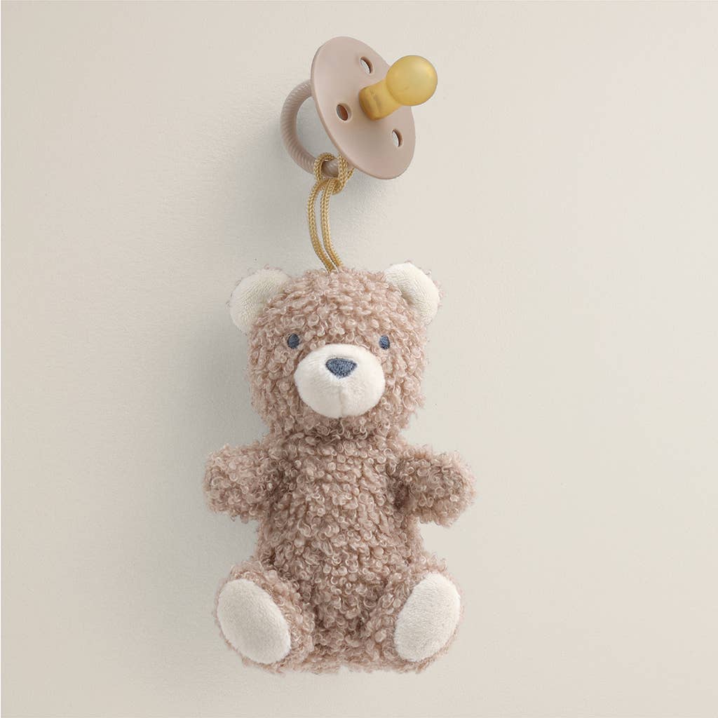 Bitzy Bear Natural Rubber Pacifier & Plush