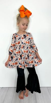 Vintage Halloween Velvet Set