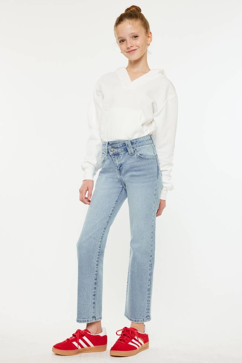 High Rise Straight Jeans