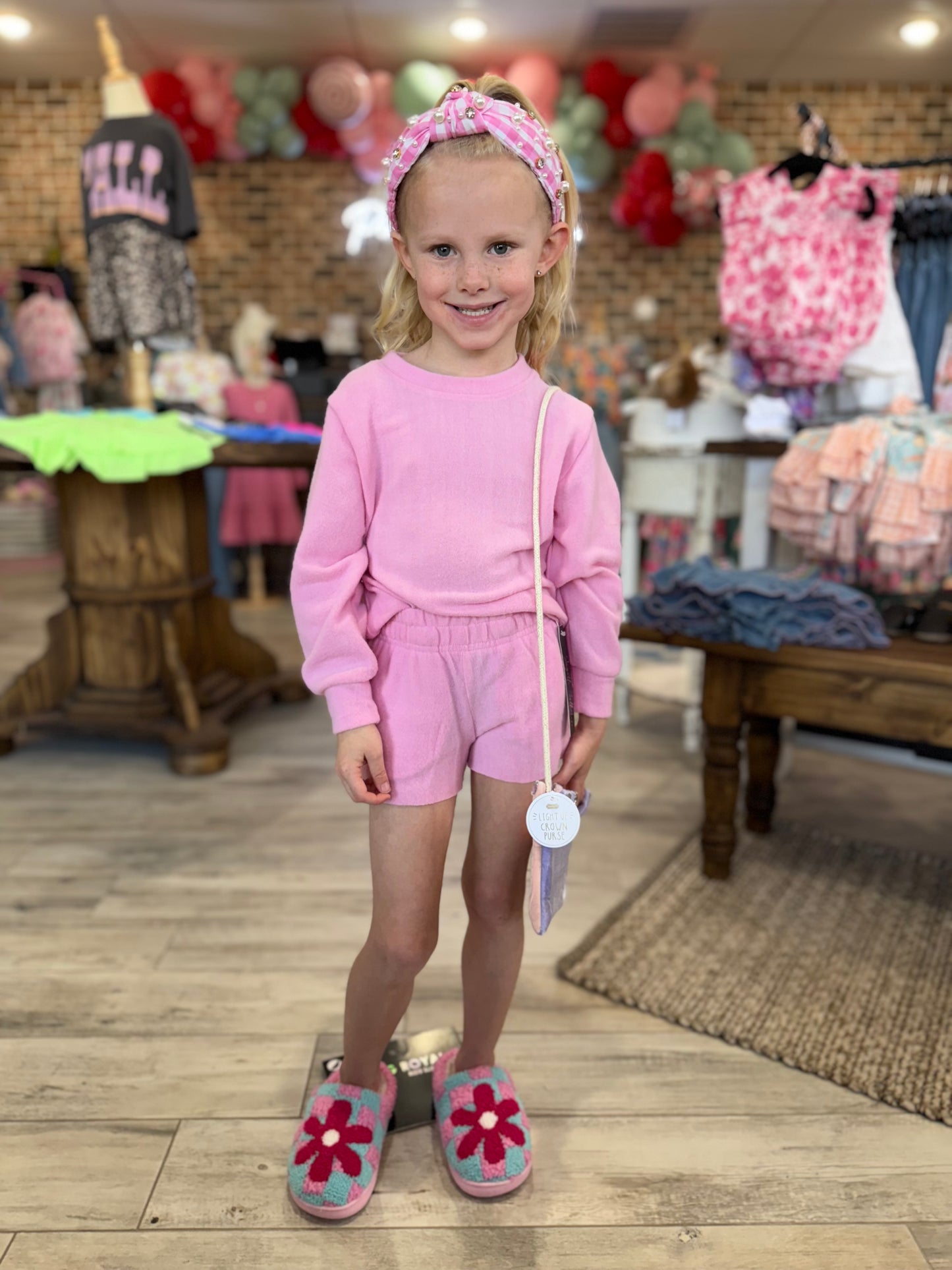 Cuddle Soft Knit Lounge Set | Pink