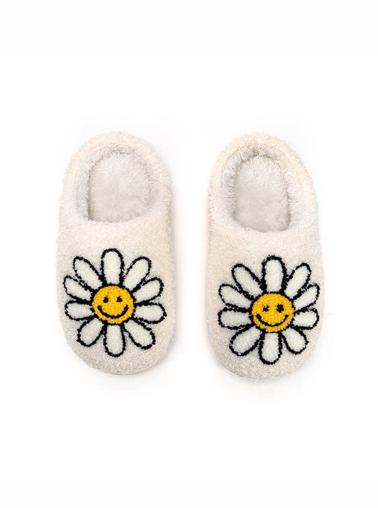 Kids Slippers - Smiling Daisies