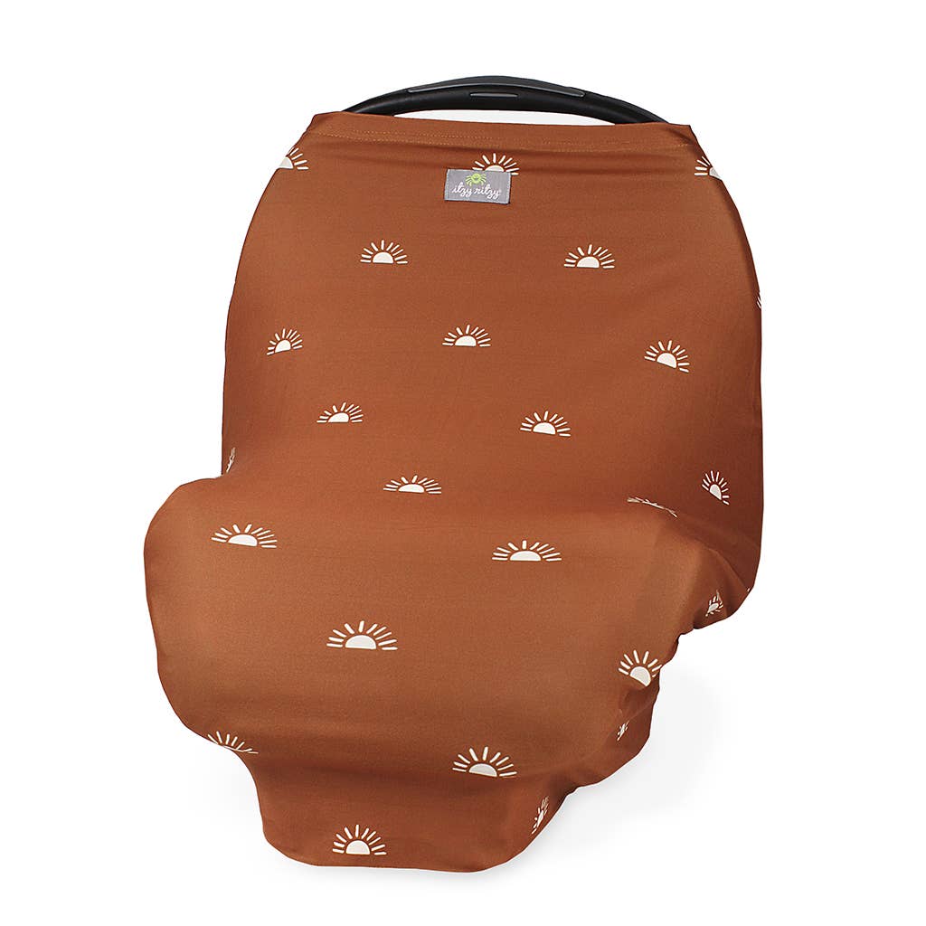 Terracotta Sunrise Mom Boss 4-in-1 Multi-Use Cover