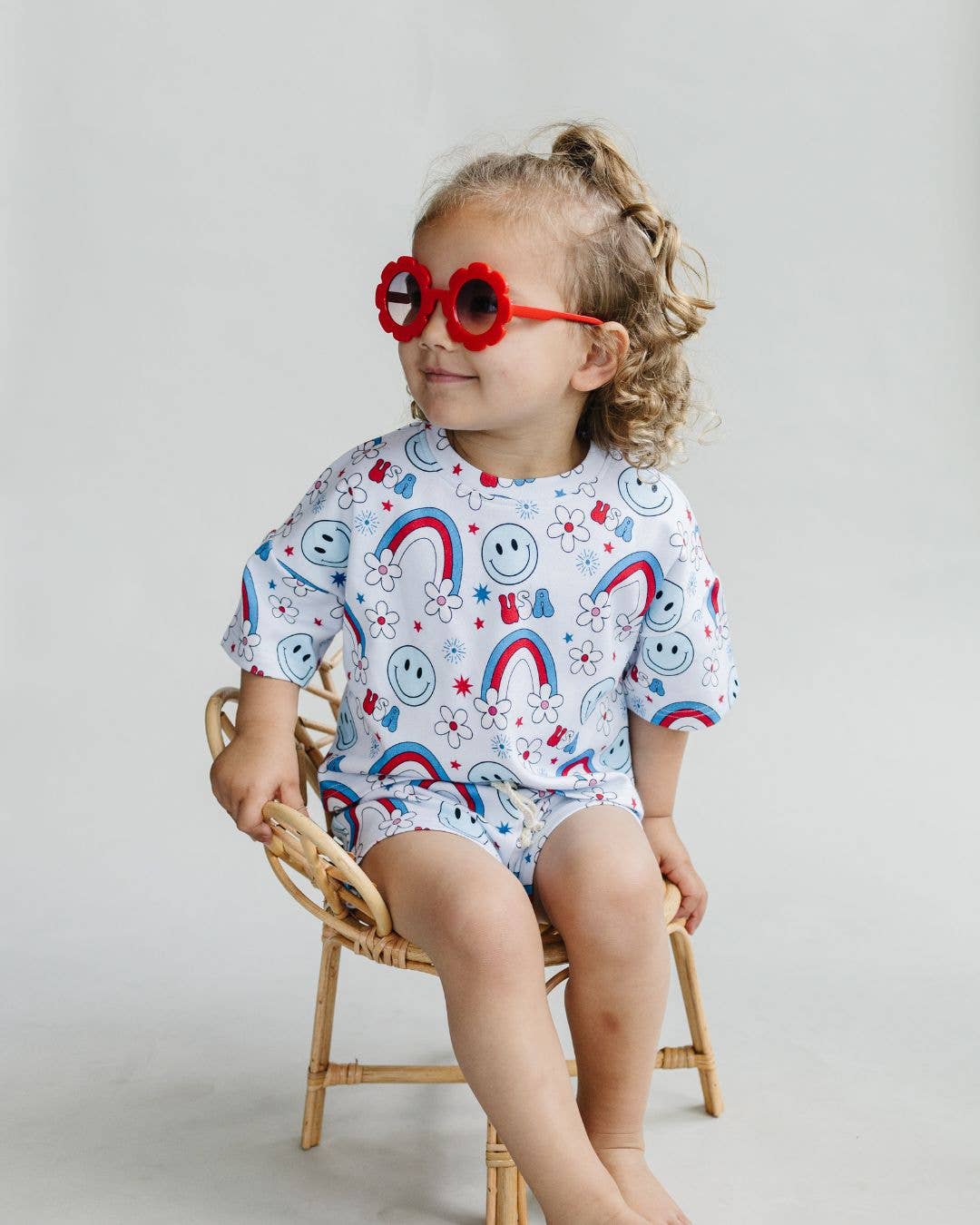 Little Miss USA Shortie Set