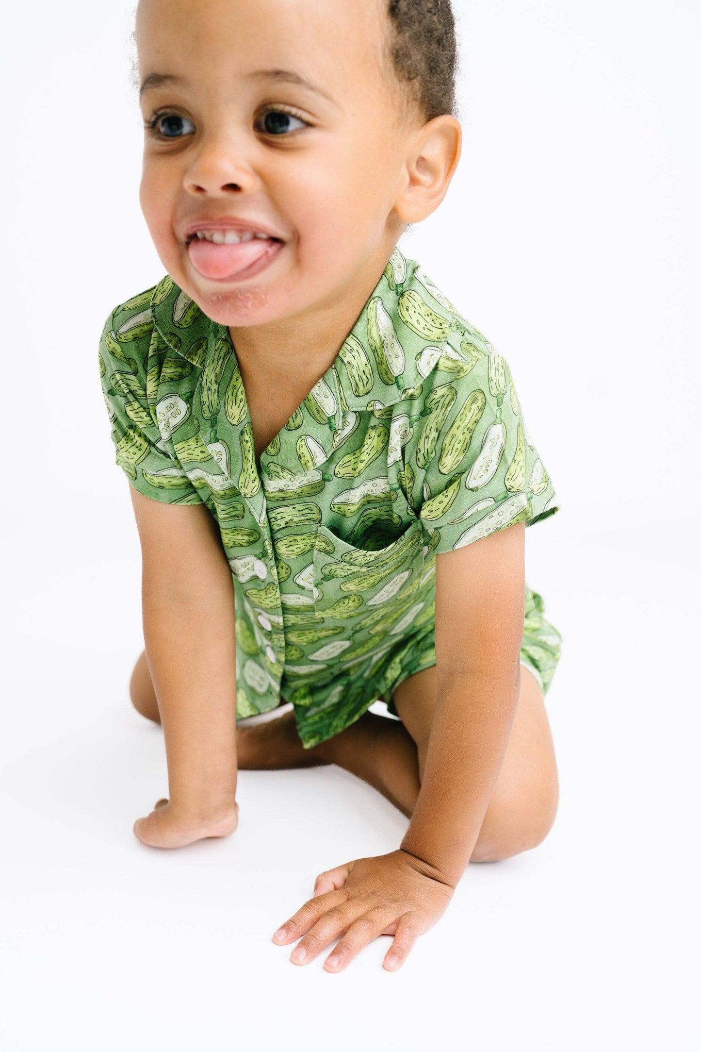 Pickle Bamboo Short Button Up Set