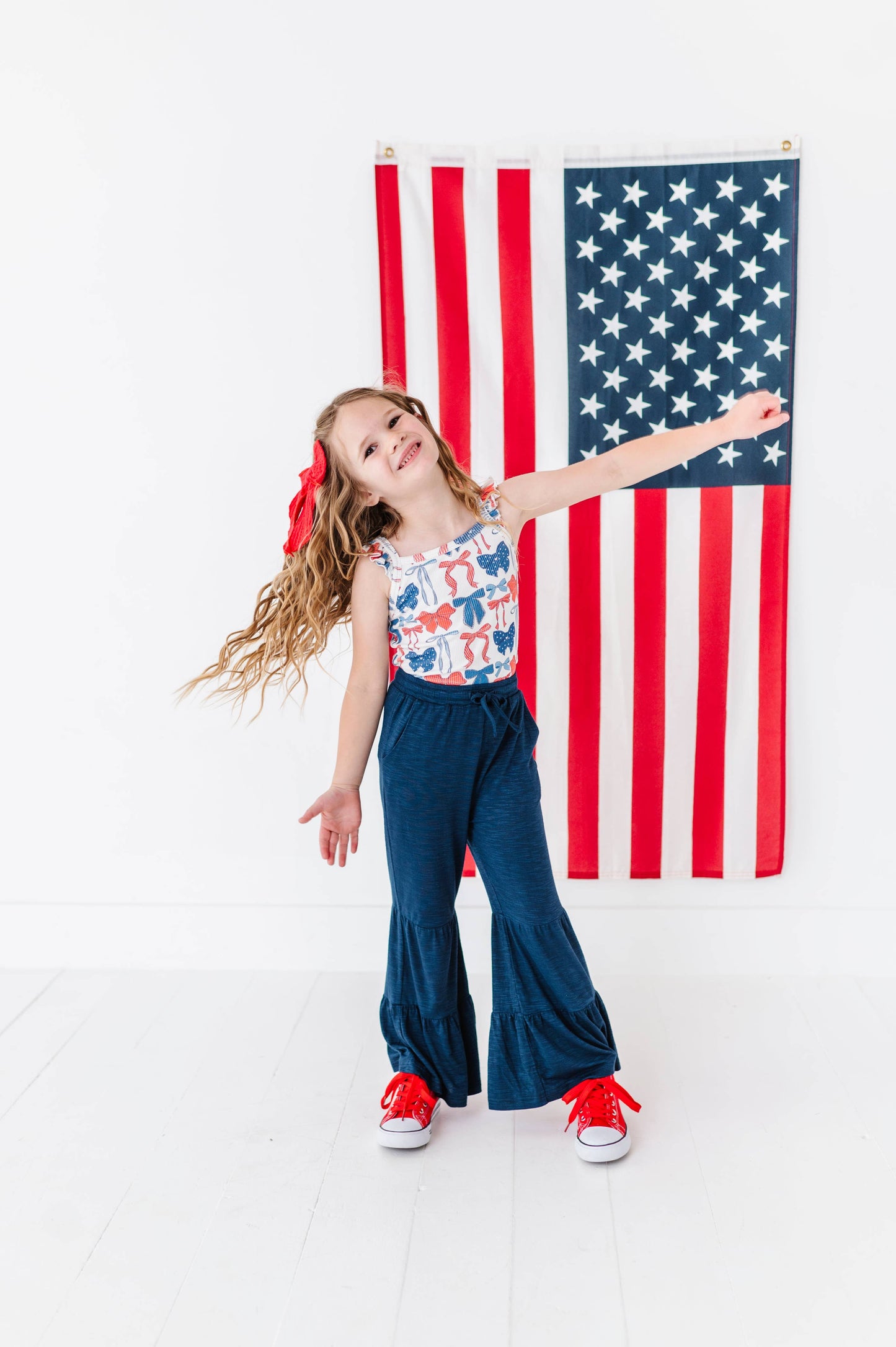 Red, White & BOW | Ribbed Tank | JUNE 10