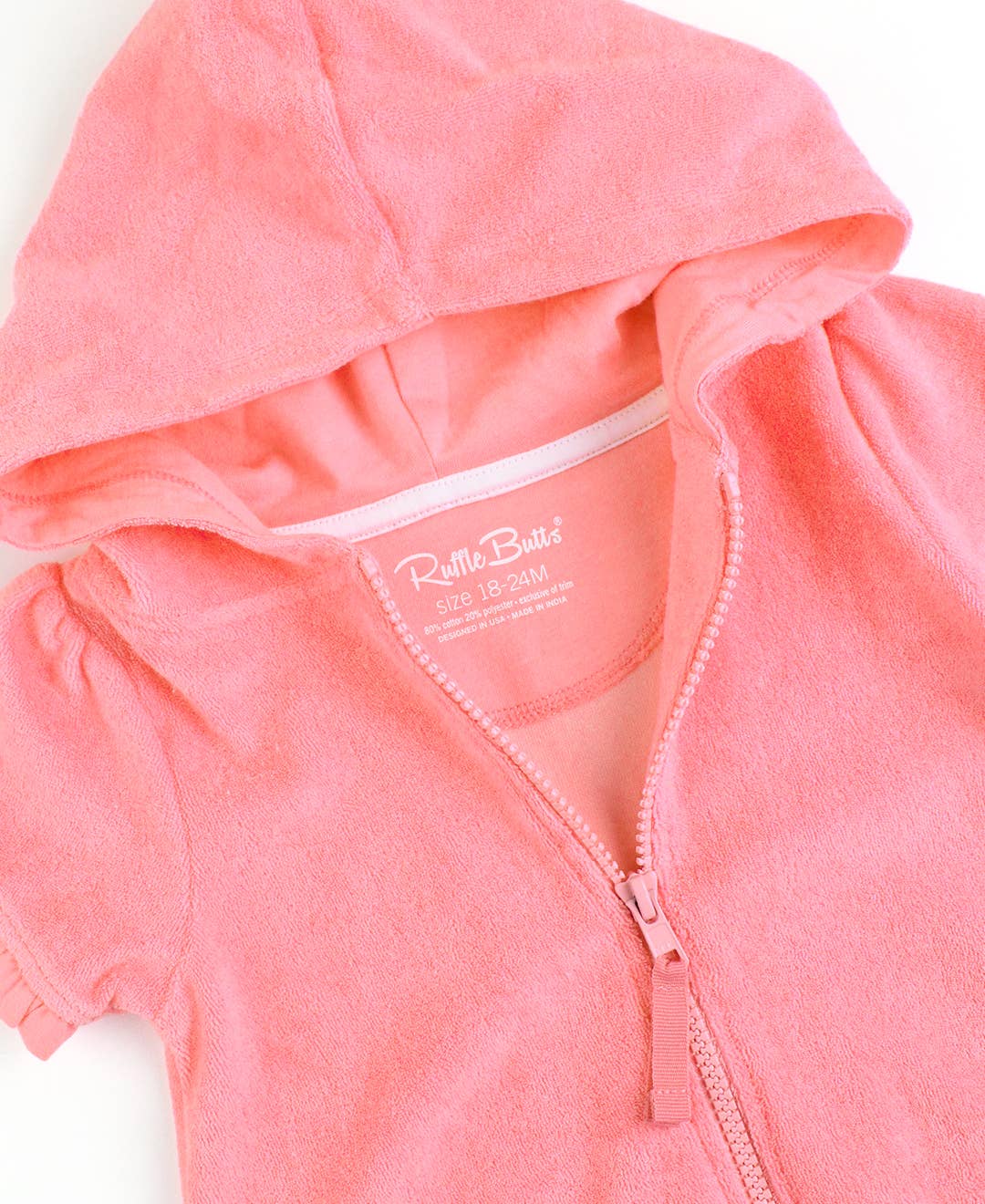 Bubblegum Pink Terry Full-Zip Cover Up | Baby & Toddler