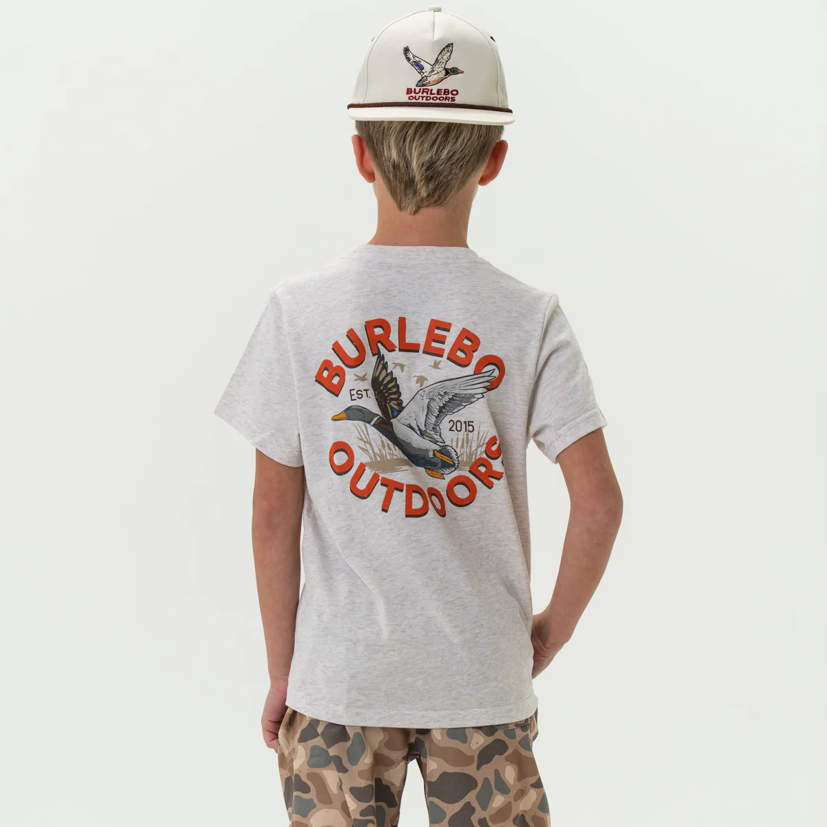 Toddler Tee | Old School Duck Hunt | Heather Oatmeal