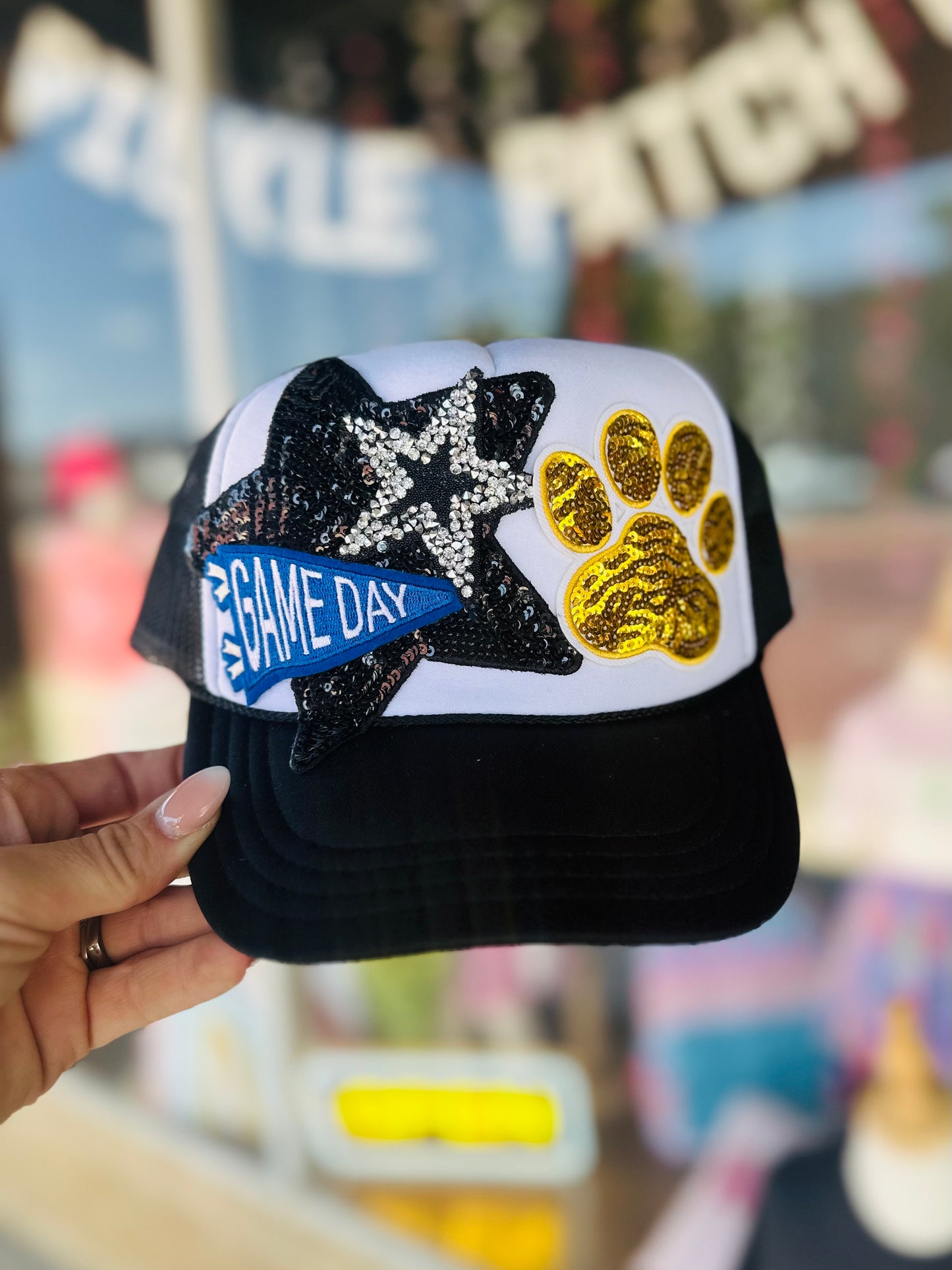 Paw Print Gameday Hat - Youth