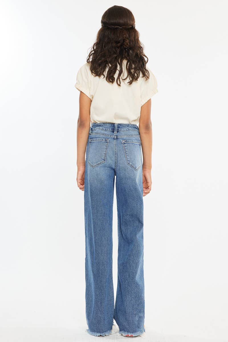 High Rise Wide Leg Jeans