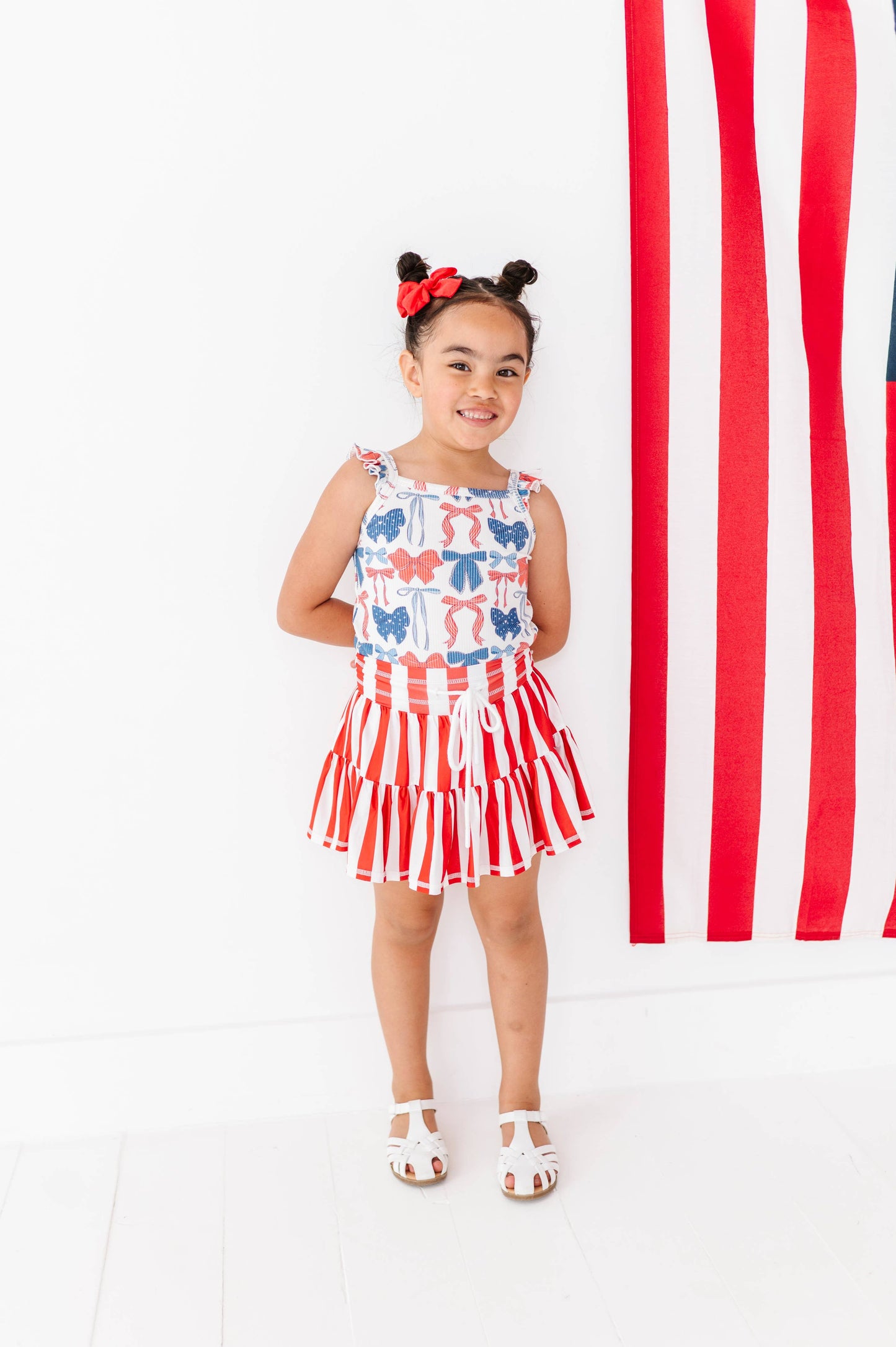 Red Stripe Skort | JUNE 10