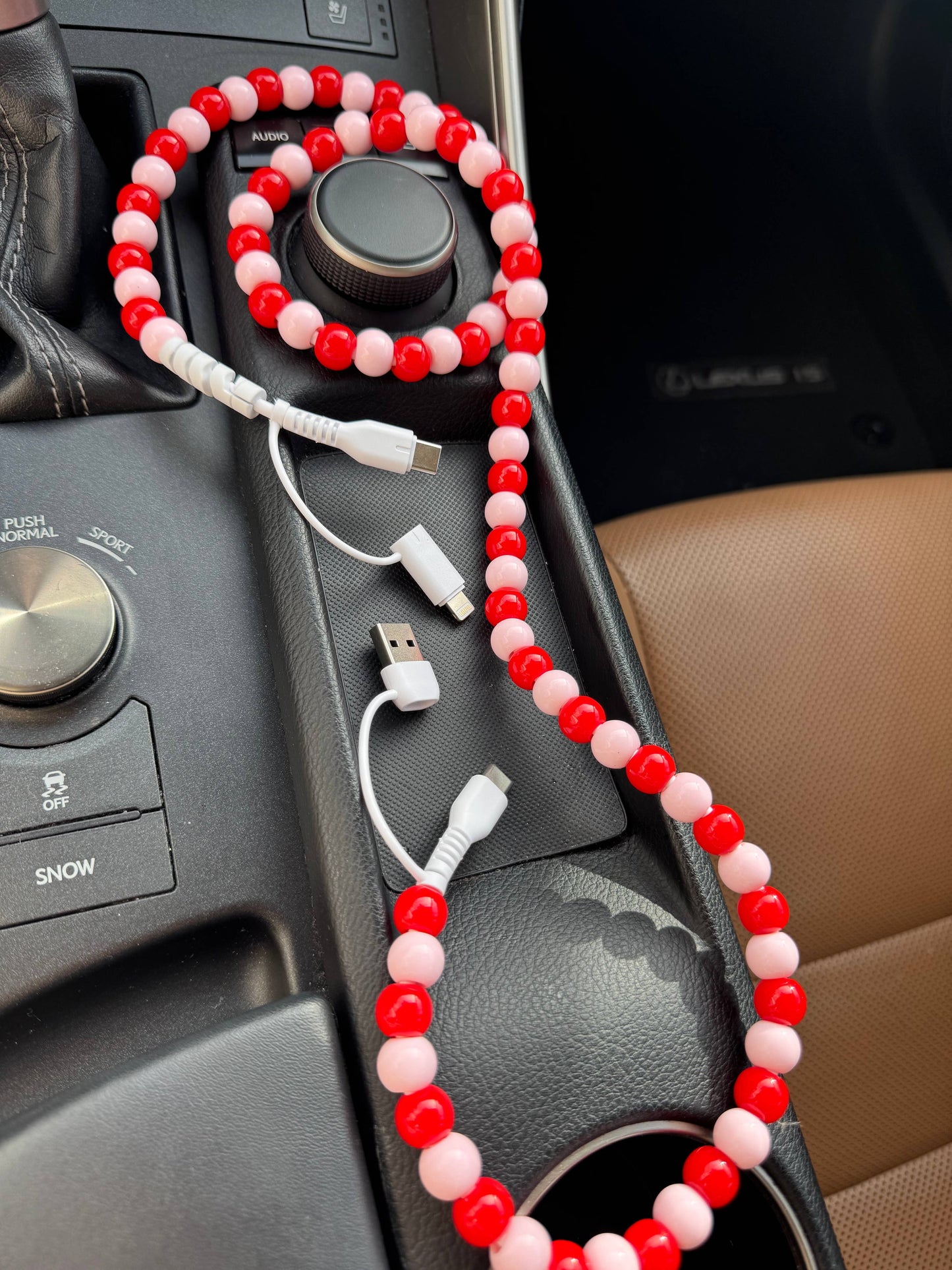 Charger | Pink & Red