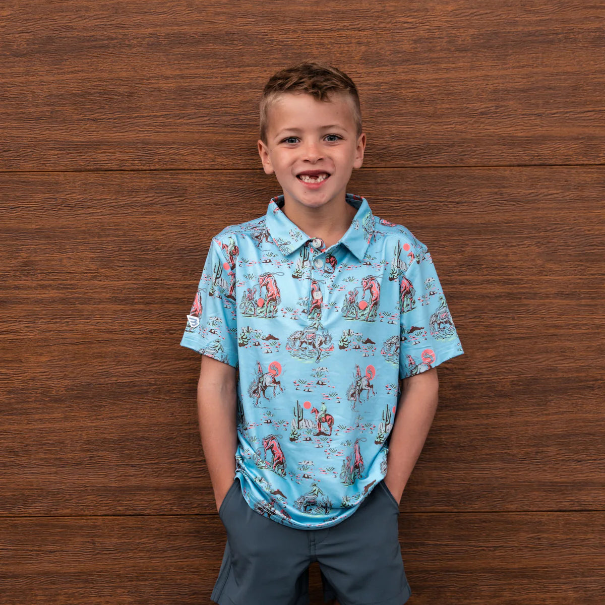Youth Polo | Cowboy Blue