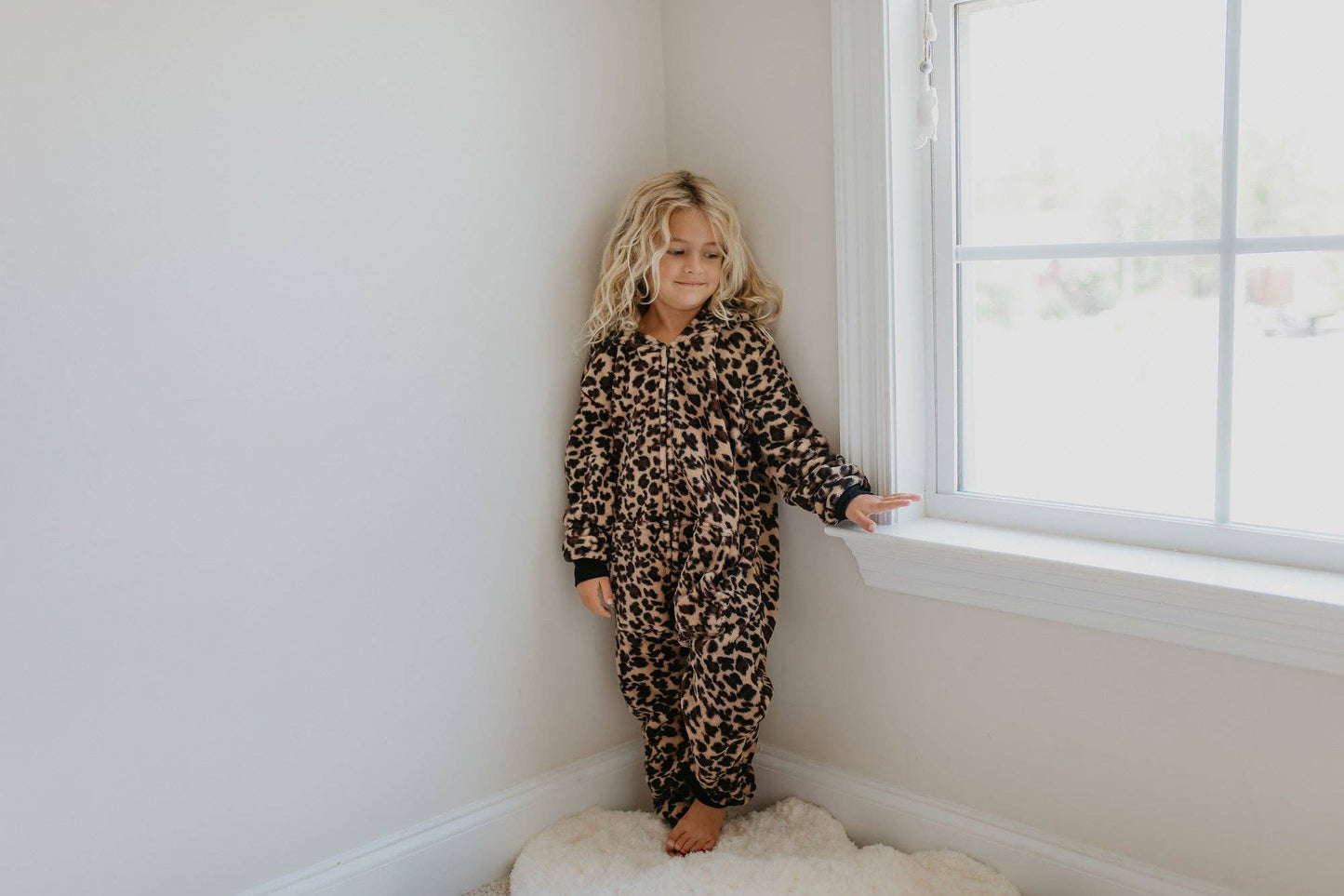 Fuzzy Fur Leopard Onesie