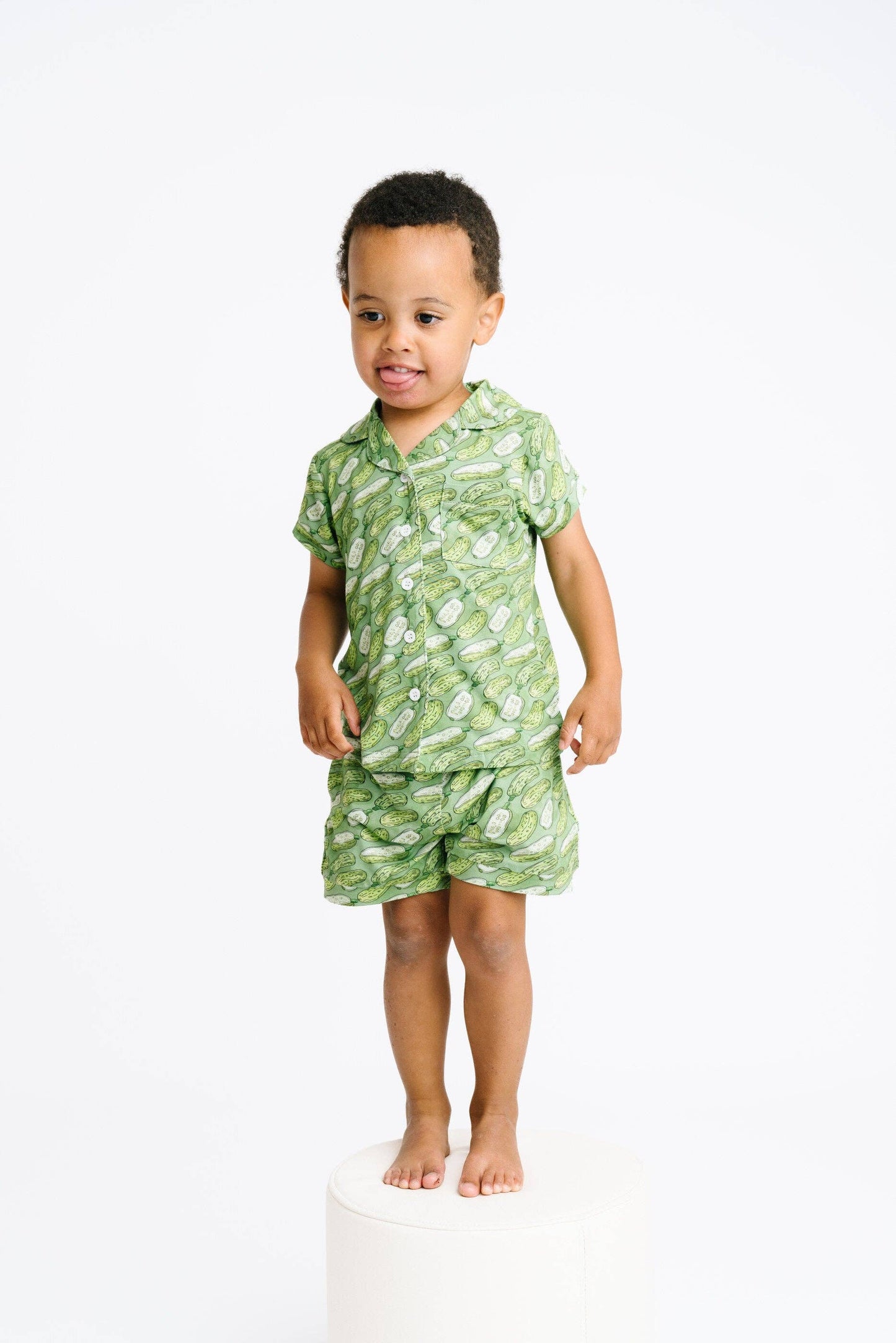 Pickle Bamboo Short Button Up Set