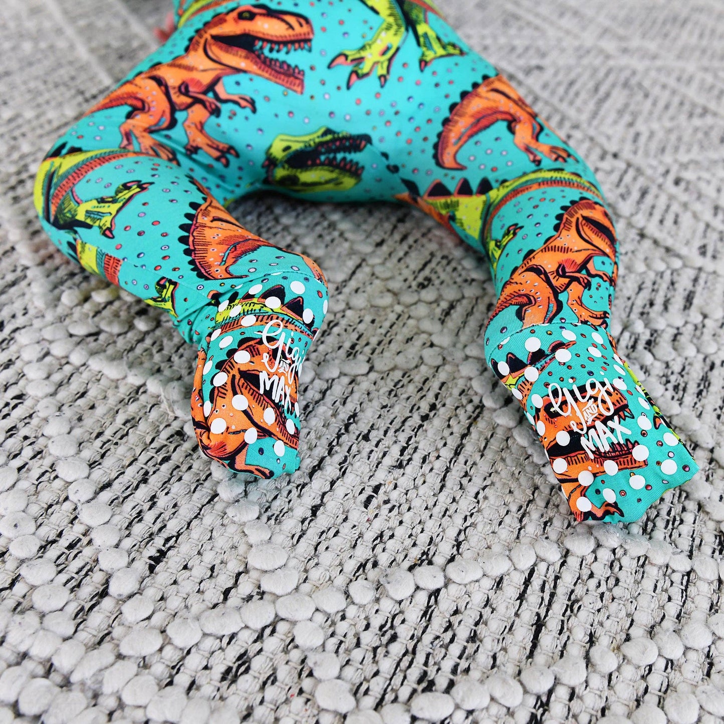 Drew Dino Bamboo Sleepies Two Way Zip