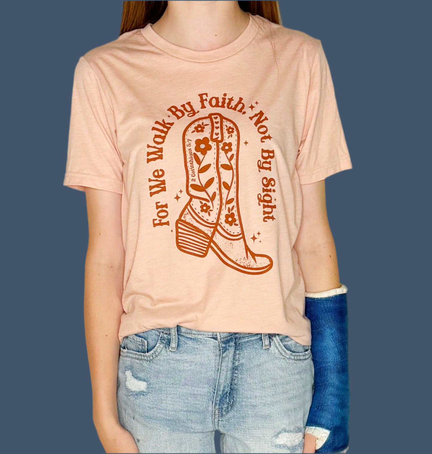 Walk By Faith Boots Toddler & Youth Tee