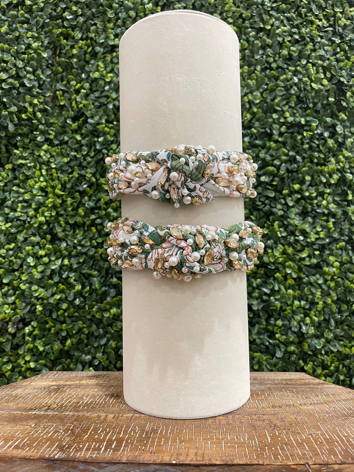 Botanical Leaf Embellished Headband