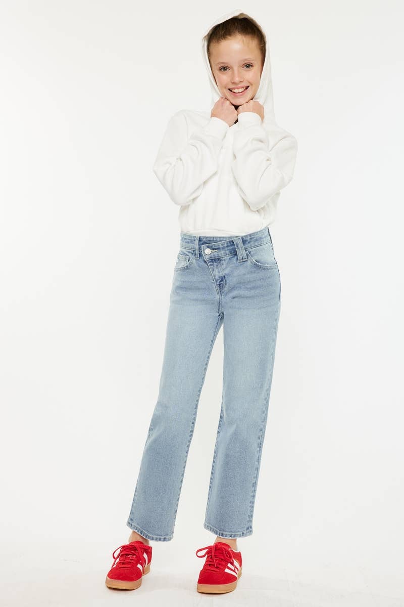 High Rise Straight Jeans