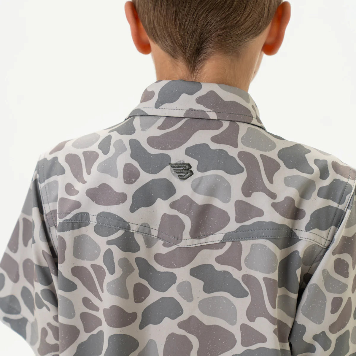 Youth Performance Button Up | Classic Deer Camo