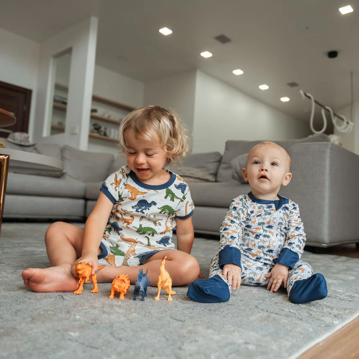 Youth Sleep Short Set | Dino-Mite