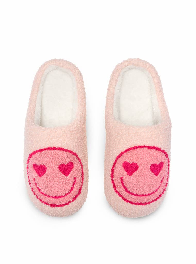 Tween Slippers - Heart Eyes - Size 5-8