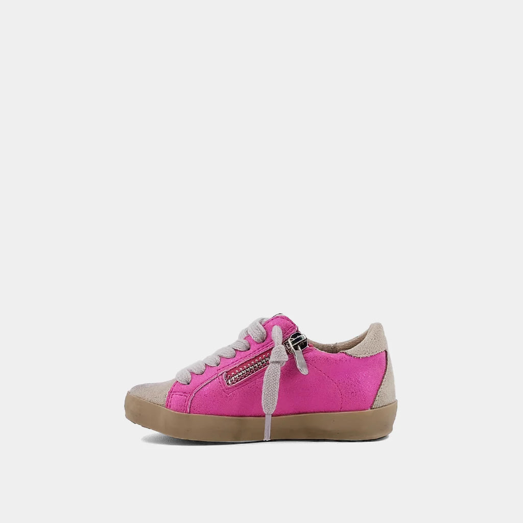 Metallic Fuschia Sneaker