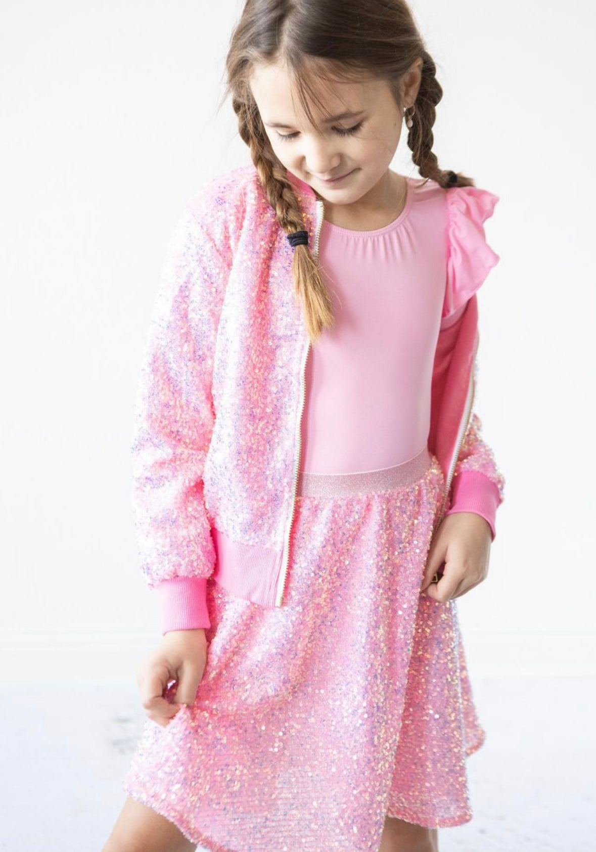 Bubblegum Pink Sequin Jacket