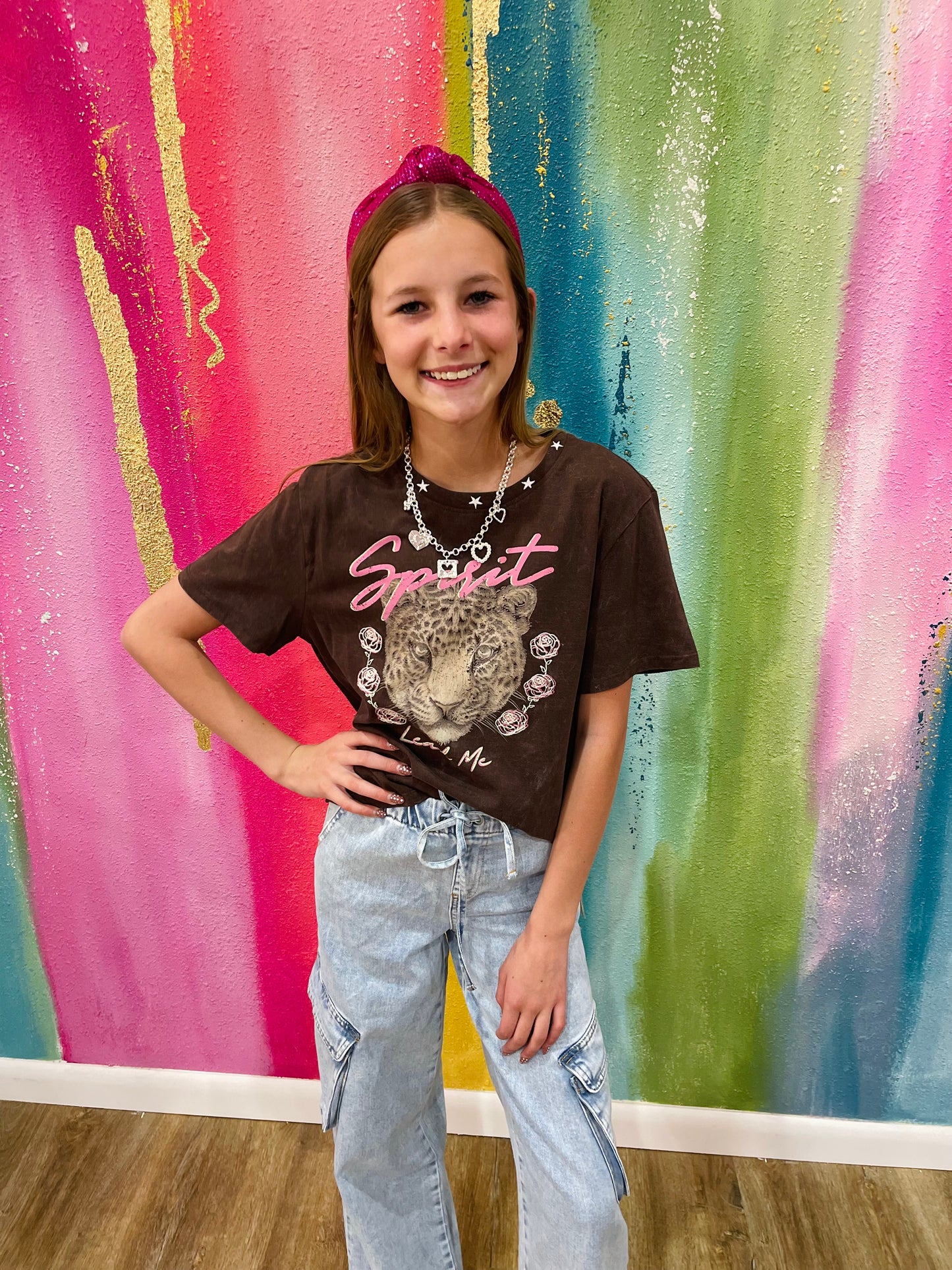 Spirit Lead Me Graphic Tee | Chocolate Brown