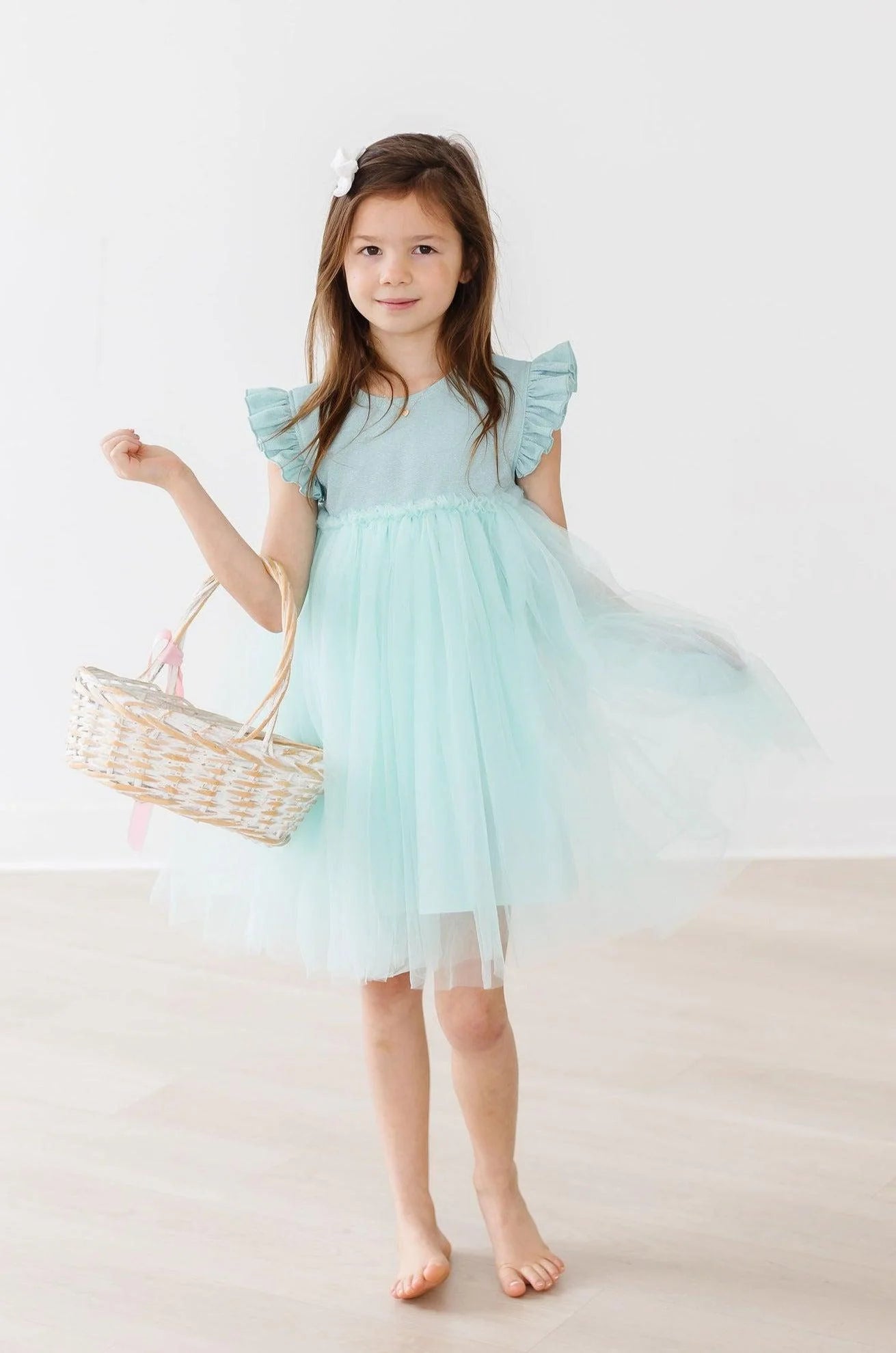 Mint Shimmer Tutu Dress