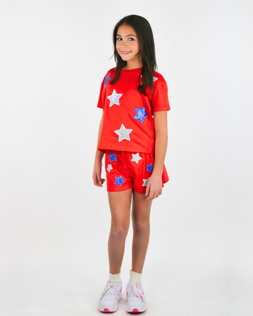 Americana Sequin Embroidered Set