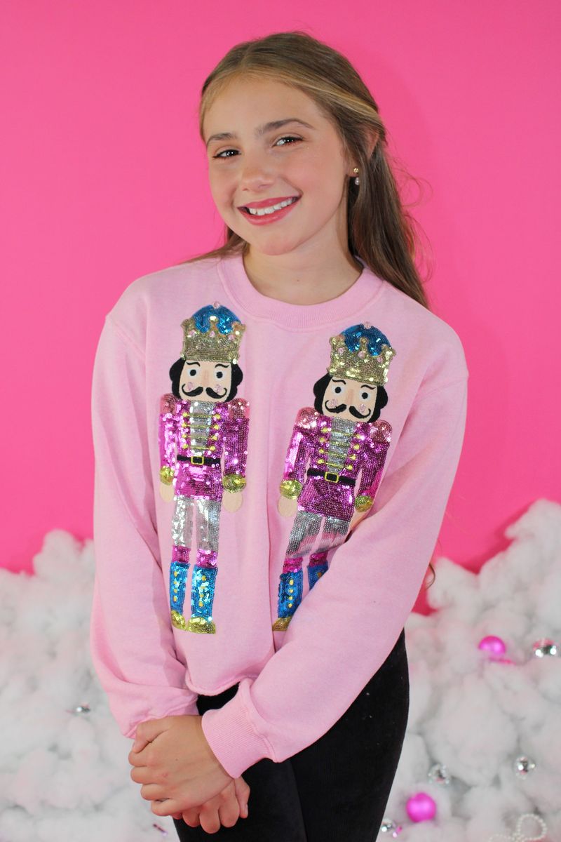 Sequin Nutcracker Sweatshirt