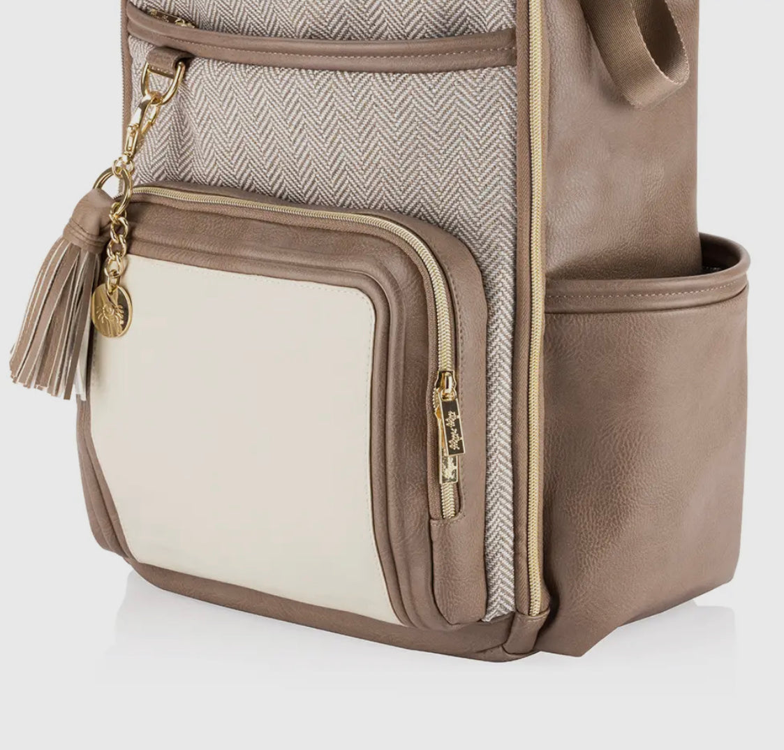 Vanilla Latte Boss Plus Diaper Backpack