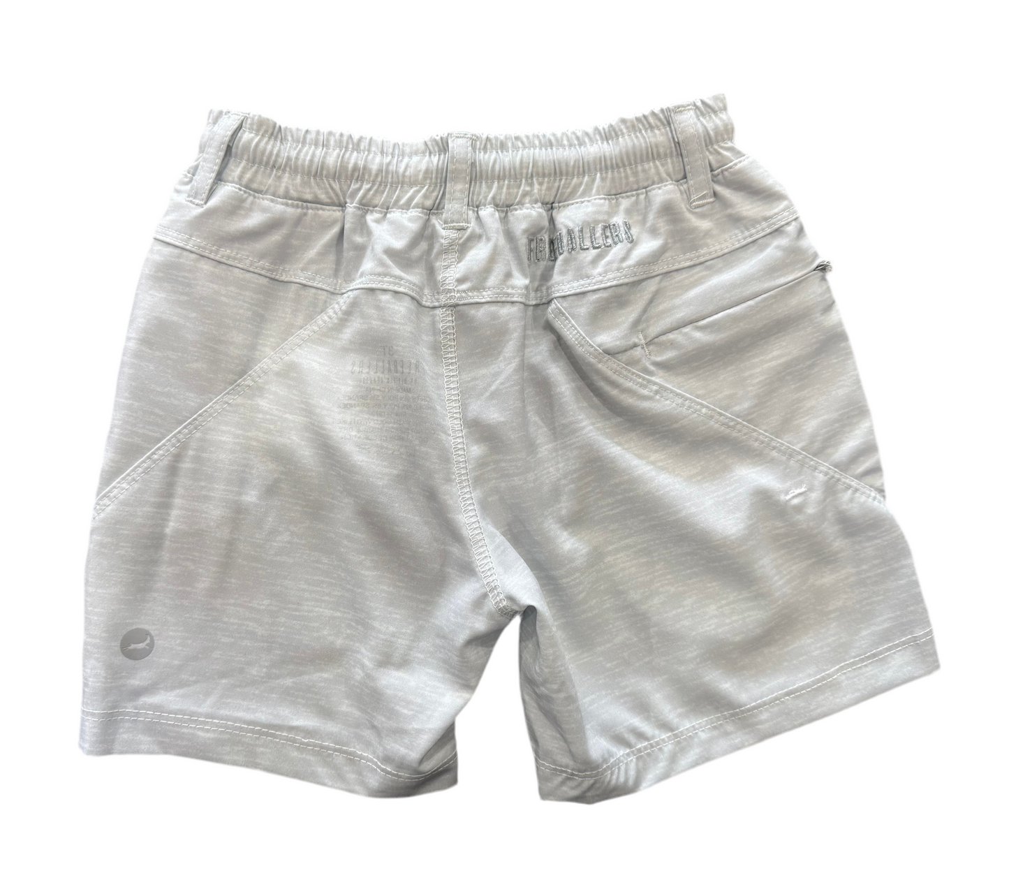Heather Grey Sports Shorts | 2T-5T