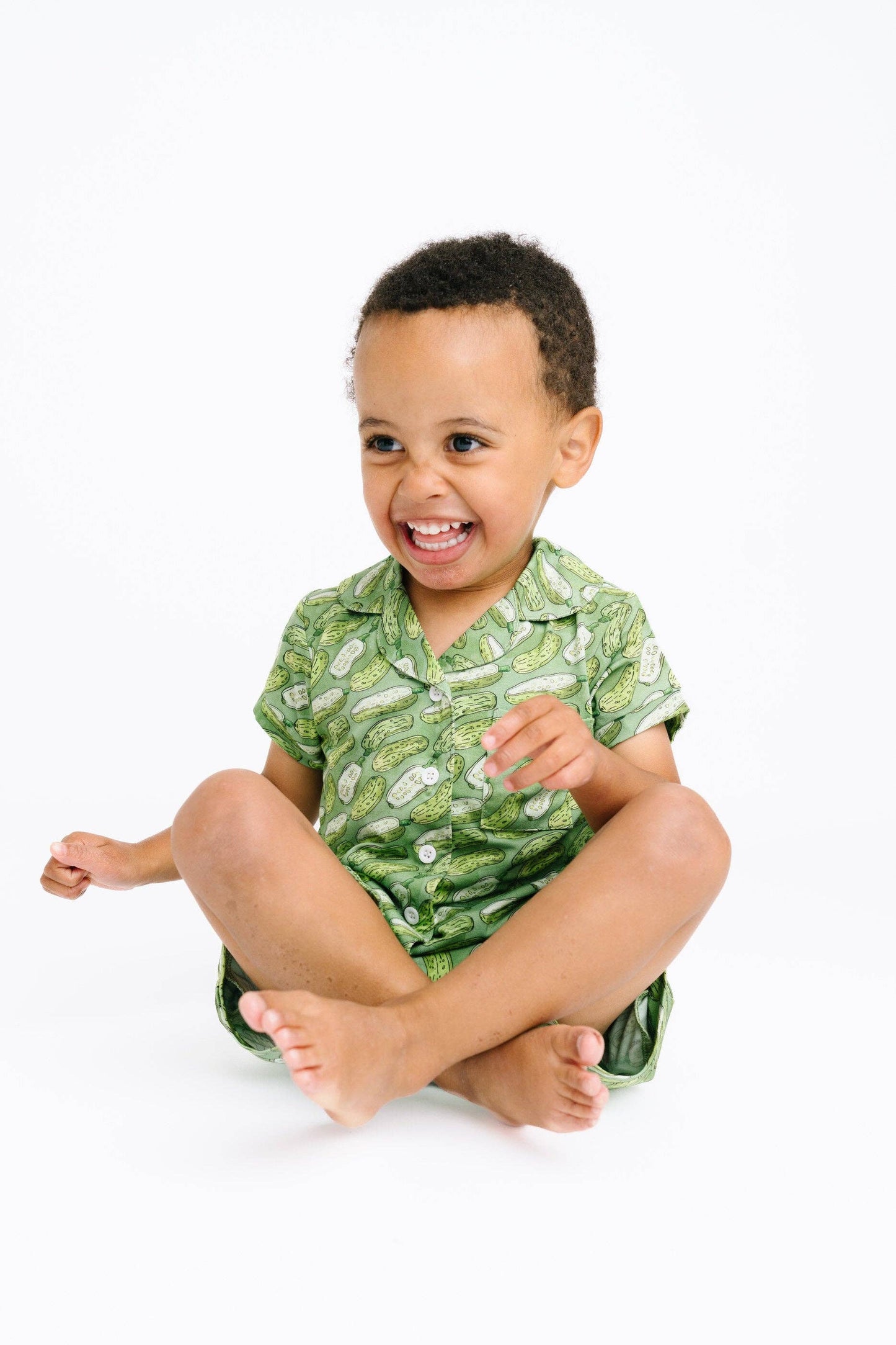 Pickle Bamboo Short Button Up Set