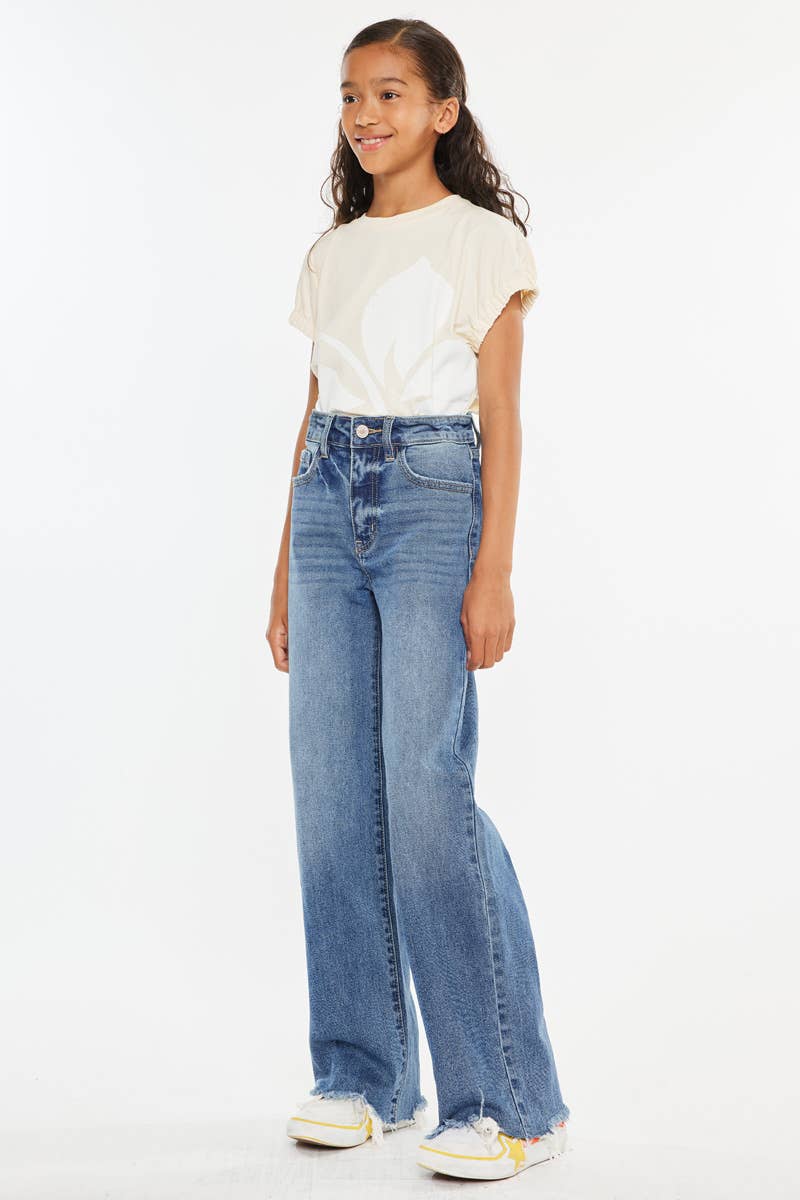 High Rise Wide Leg Jeans