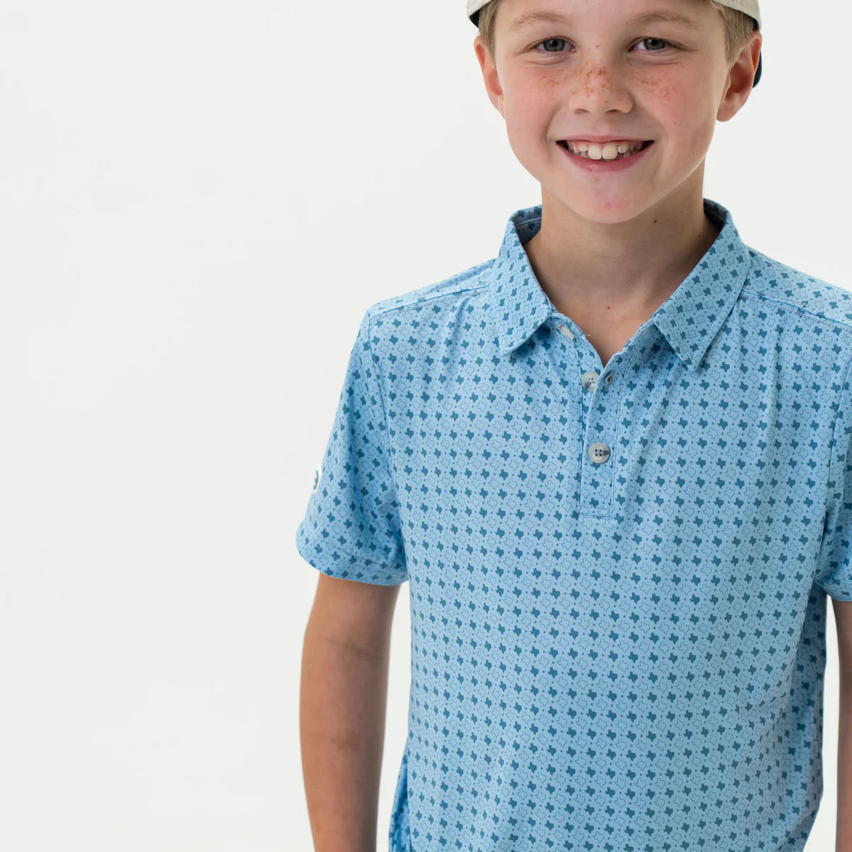 Youth Polo | Texas Light Blue