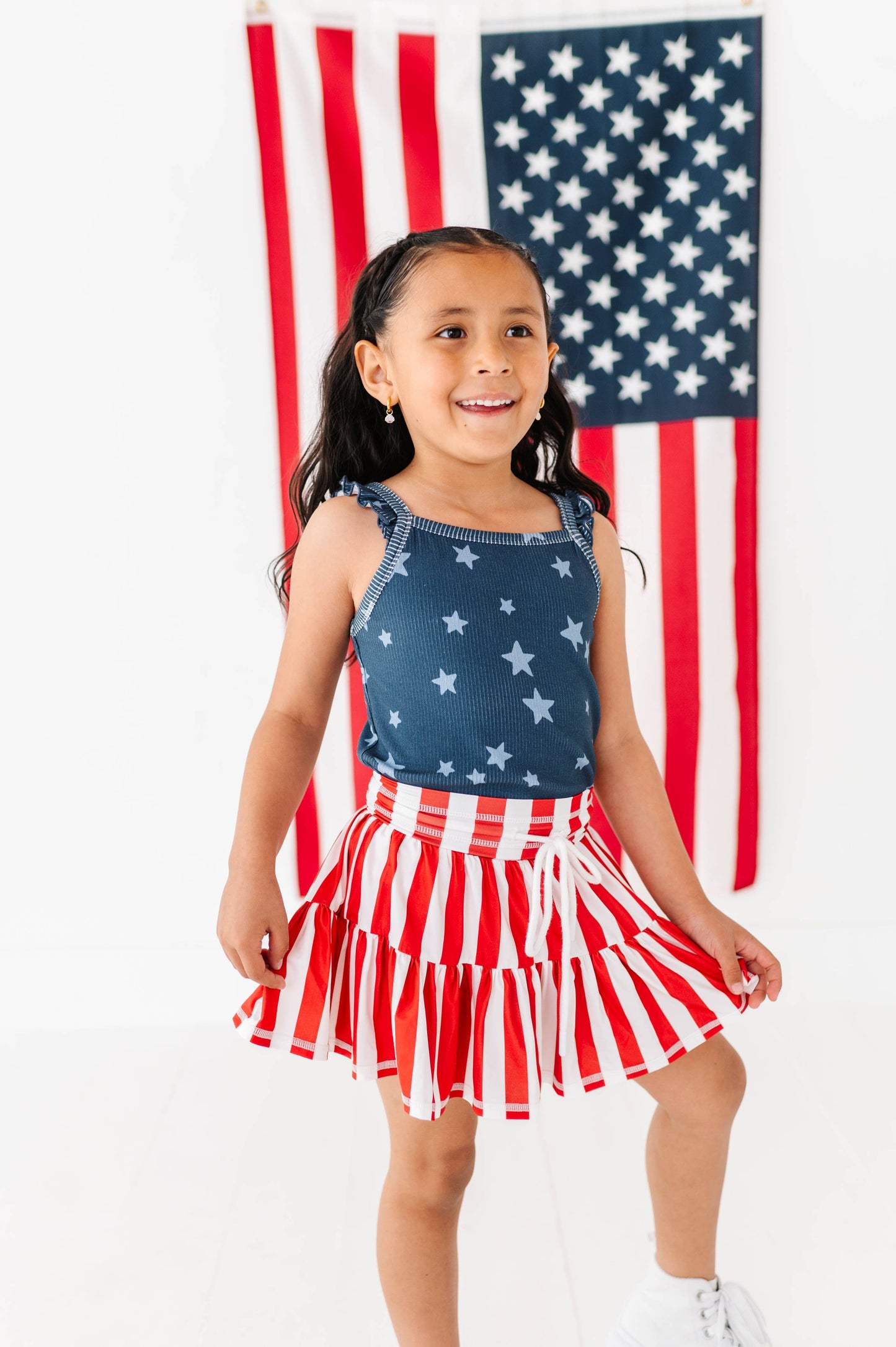 Red Stripe Skort | JUNE 10
