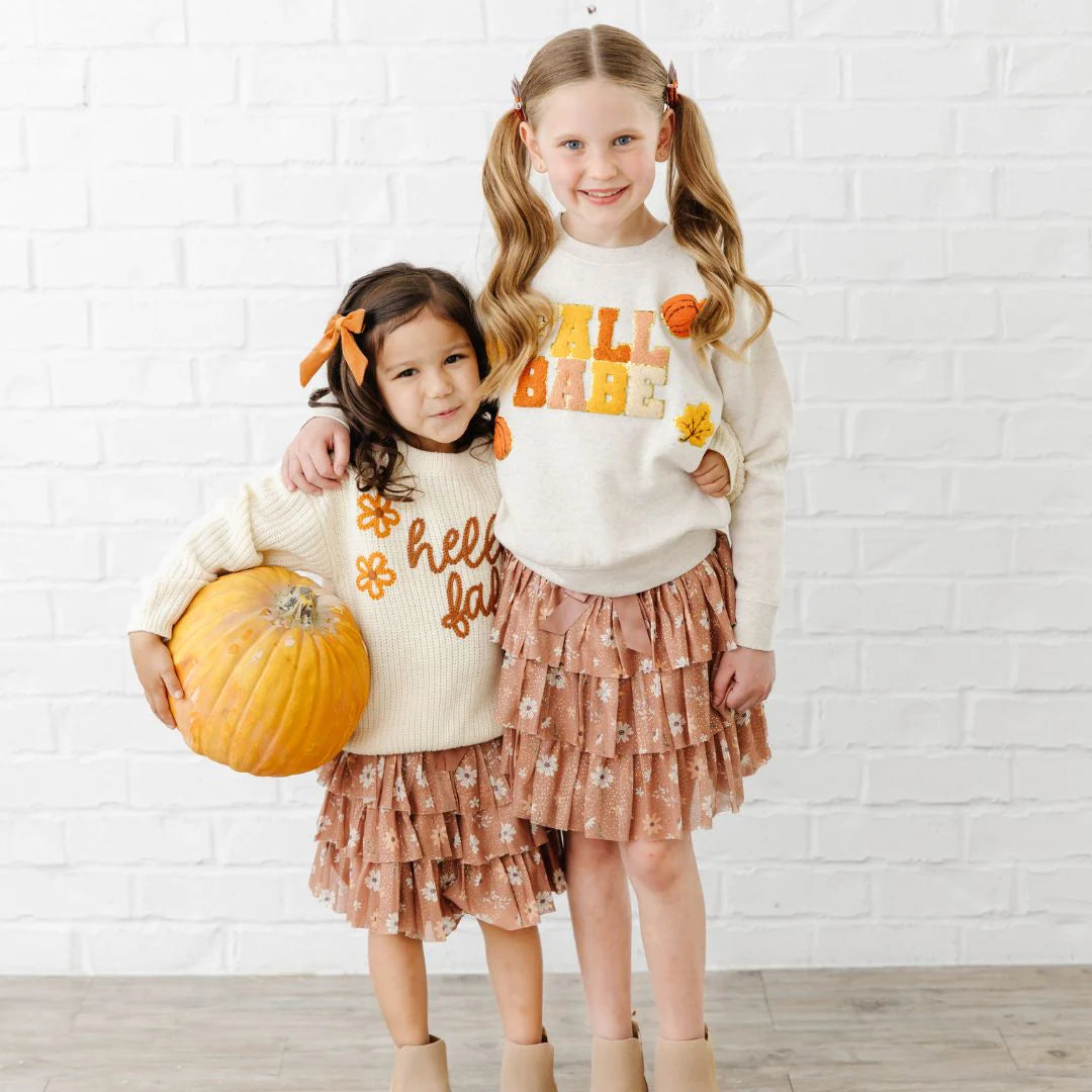 Hello Fall Knit Sweater