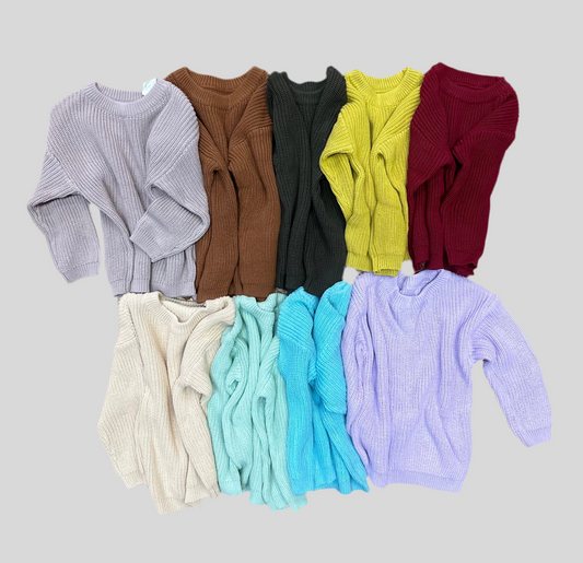 Oversized Sweaters - 9 Colors!