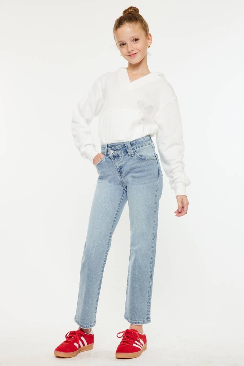 High Rise Straight Jeans